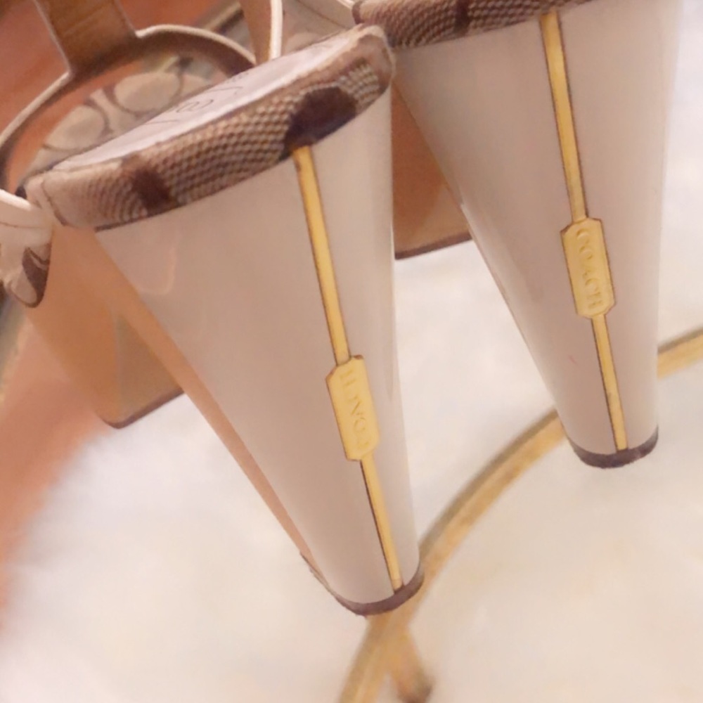 Authentic coach platform sandals ❤️ - Picture 3 of 8